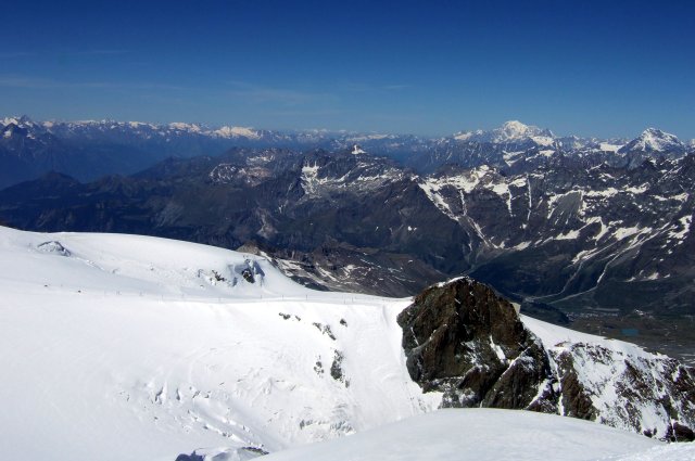 Mont Blanc from the Breithorn