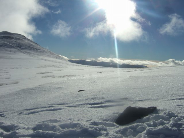Sun and snow in the Lake District