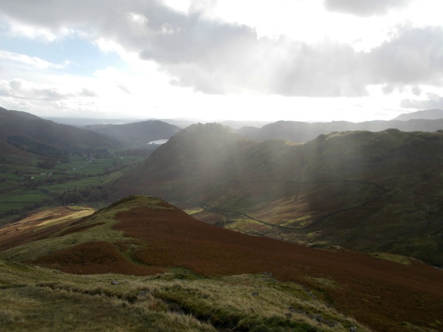 Grasmere and Helm Crag from Steel Fell